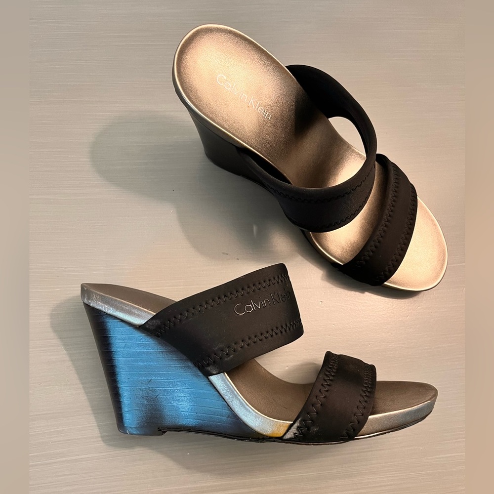 Calvin Klein slip on heels